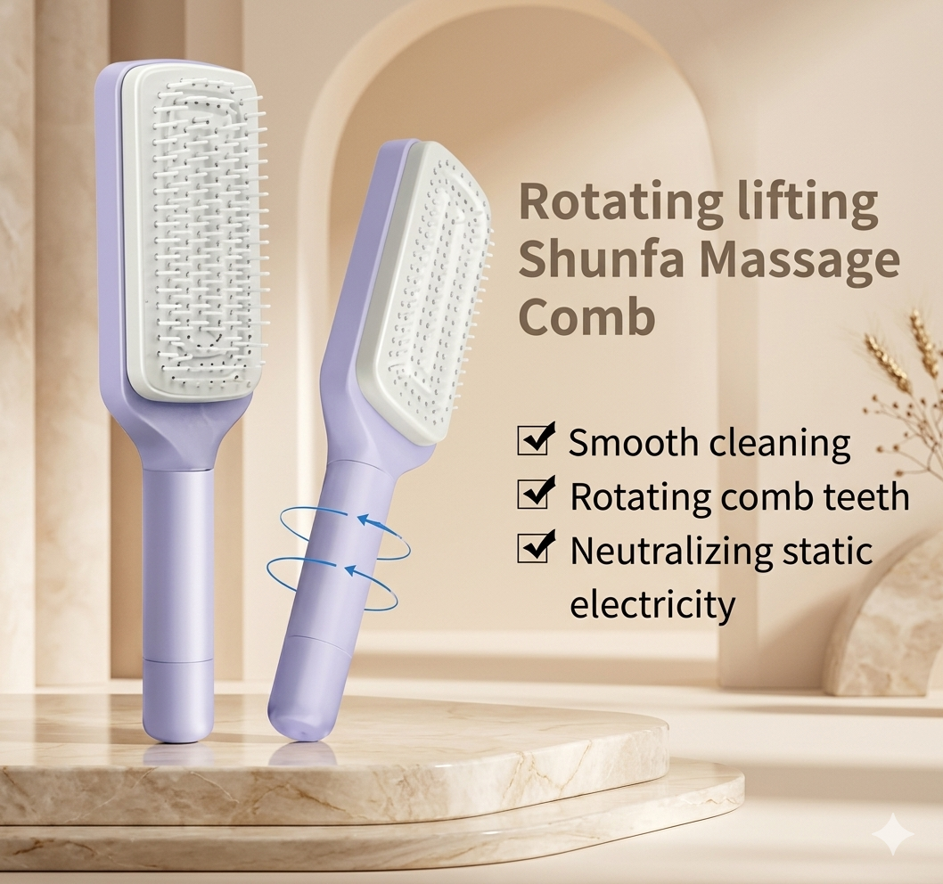 Self-Cleaning Hair Brush